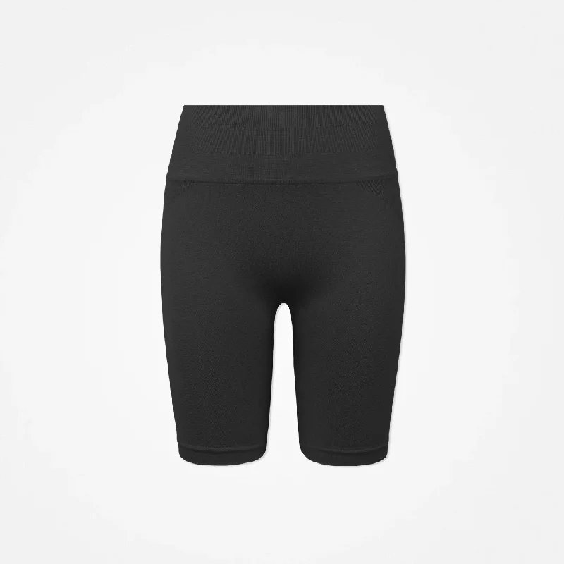 Radlerhose Seamless Damen | Schwarz