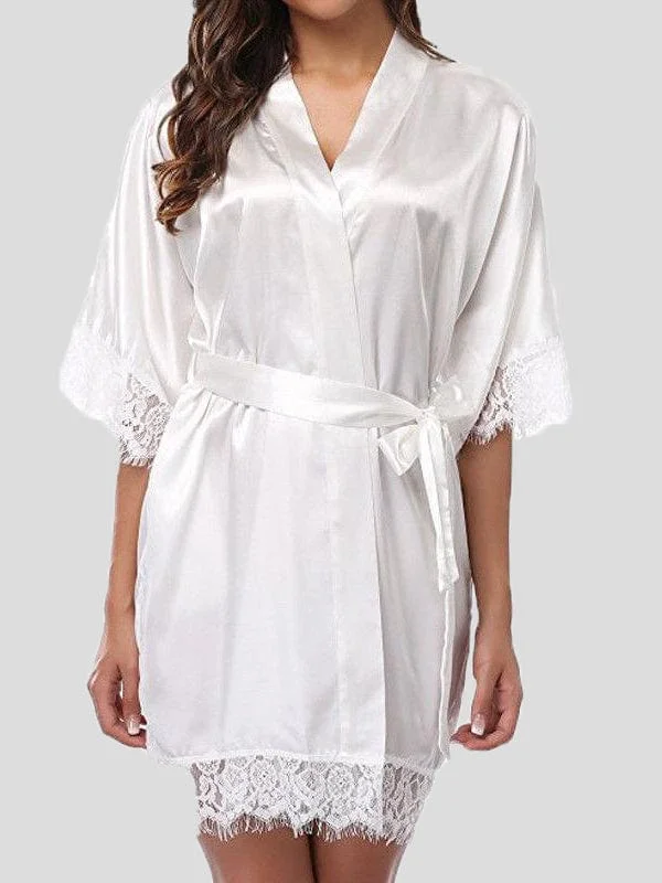 Flowy Kimono Lace Robe for Women