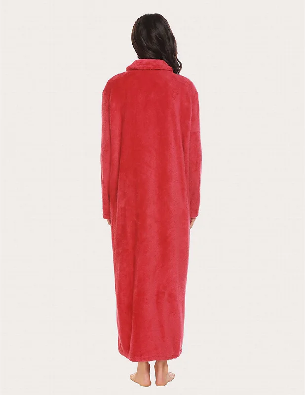 Ekouaer Long Warm Fleece Robe