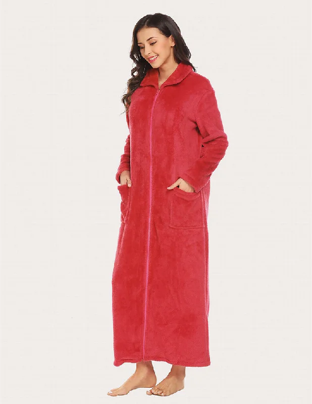 Ekouaer Long Warm Fleece Robe